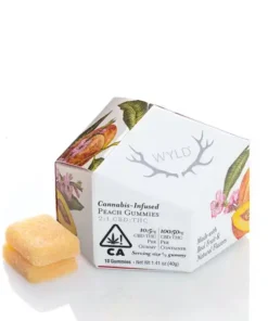 Peach 2:1 CBD +Hybrid Enhanced Gummies 100:50mg