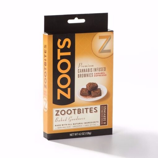 ZootBites Caramel Espresso Brownies 60mg