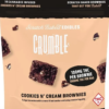 Crumble Cookies n Cream THC Brownies